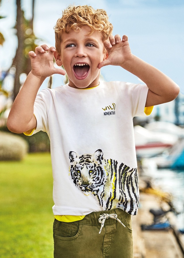 (image for) T-shirt Tigre Mayoral 3/9 Anni